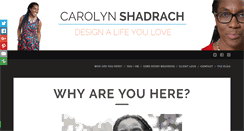 Desktop Screenshot of carolynshadrach.com